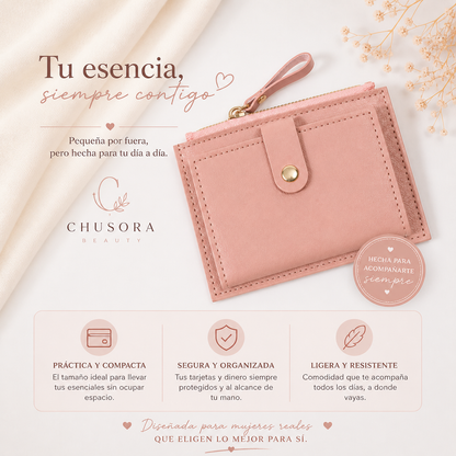 Tarjetero compacto para mujer | by Chusora™