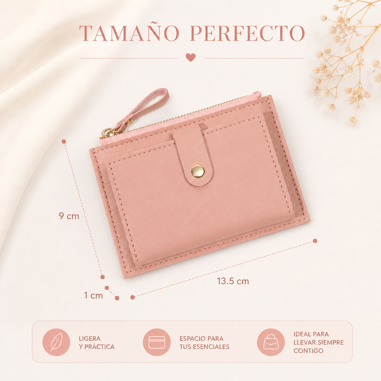 Tarjetero compacto para mujer | by Chusora™